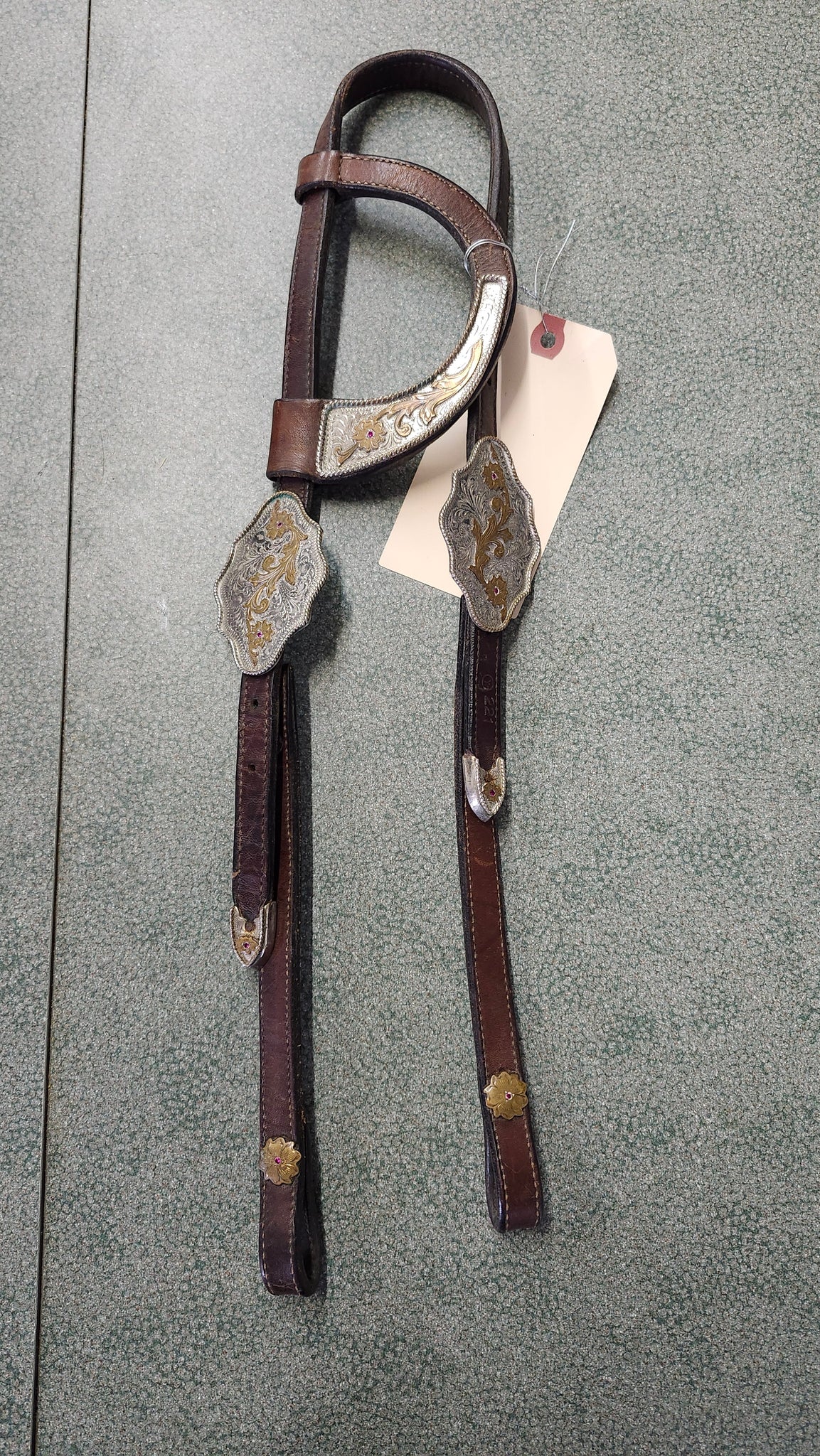 Vintage Circle Y Single Ear Western Bridle