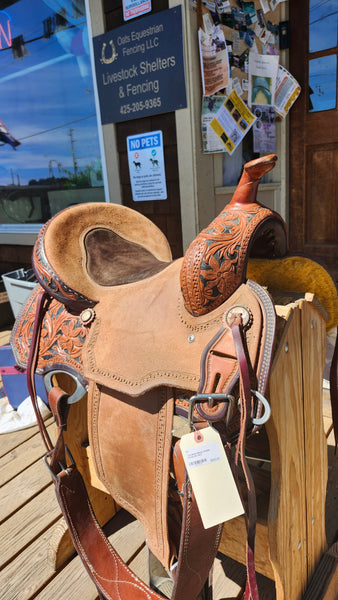 14.5" Corriente Custom Barrel Saddle