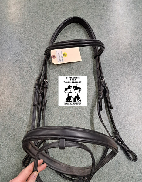 Padded Leather Dressage Bridle