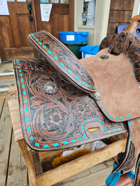 12" Double T Barrel Saddle