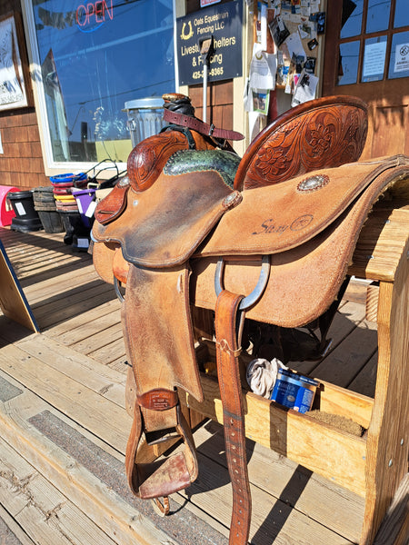 15" Stray Star Custom Roping Saddle Package