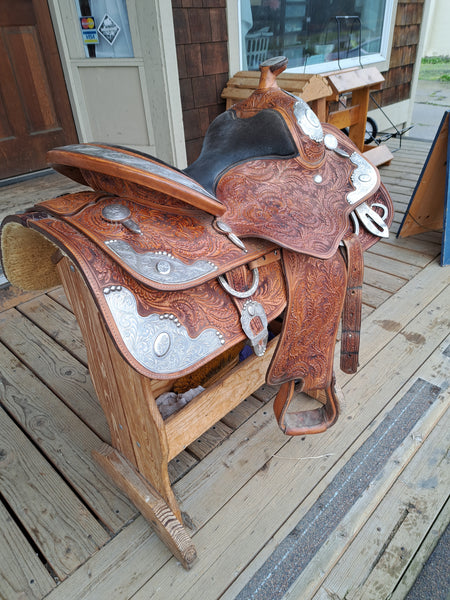 15.5" Custom Woods Equitation Saddle