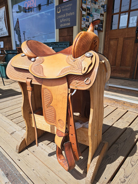 16" Hereford Tex Tan All Around Western Saddle