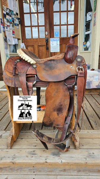 15.5" Billy Cook Roping Saddle