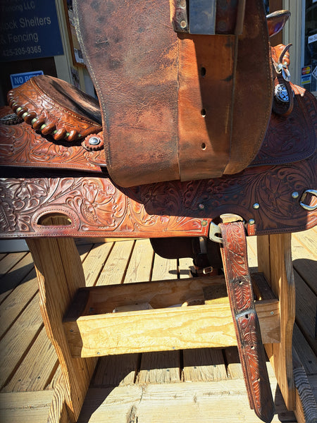 16" Champion Turf Vintage Western Equitation Show Saddle