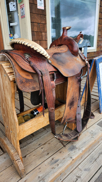 15.5" Billy Cook Roping Saddle