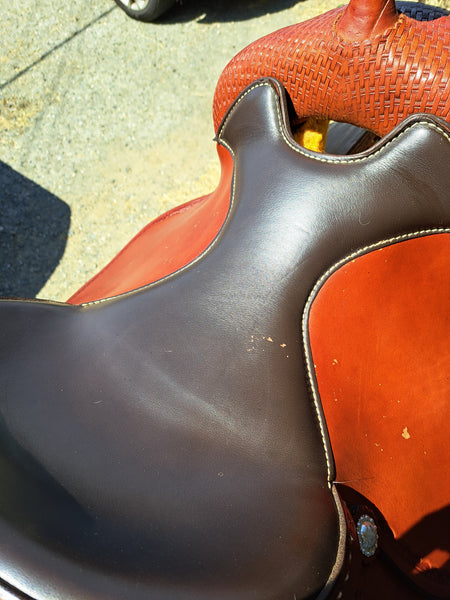 15.5" Crates Classic Reining Saddle
