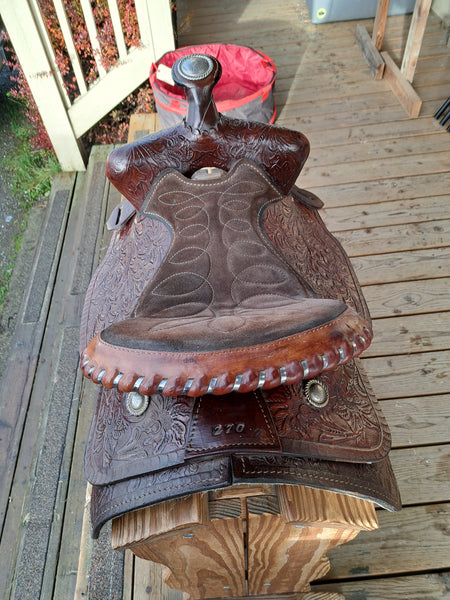 14" The American Western Pleasure Saddle