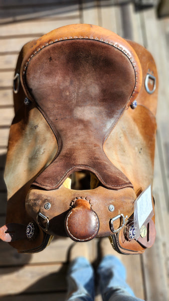 16" Circle Y Roughout Training Saddle