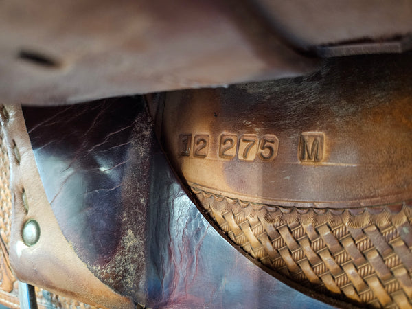 16.5" Bob's Custom Saddles Jordan Larson Reining Saddle