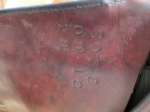 17.5" Custom Fleur De Lys Jump Saddle