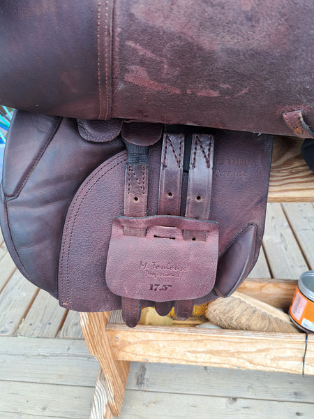 17.5" M. Toulouse Annice Close Contact Jumping Saddle