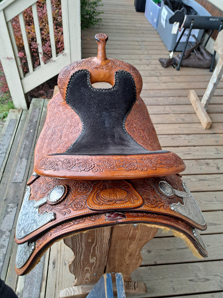 17" Equine Oasis Tim Bauer Reining Saddle