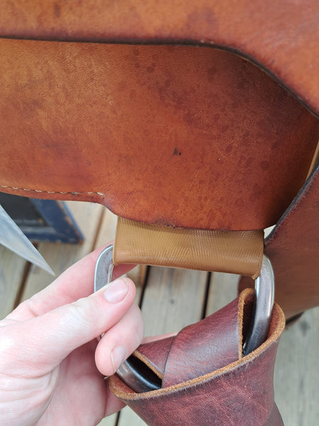 16" Hereford Tex Tan Flex Tree Trail Saddle Western Saddle