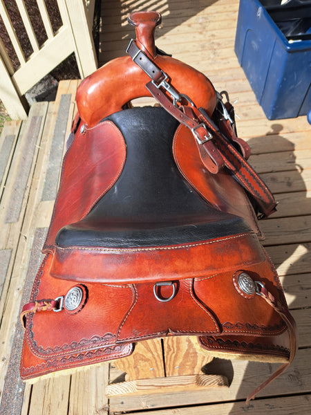 17" Ortho-Flex Range Roper Ranch Saddle