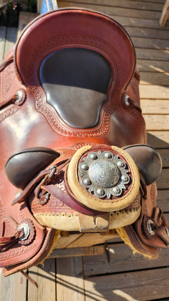 15.5" J. Stead Wade Ranch Roper Saddle