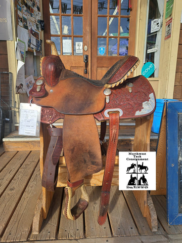 14.5" Billy Cook Barrel Saddle