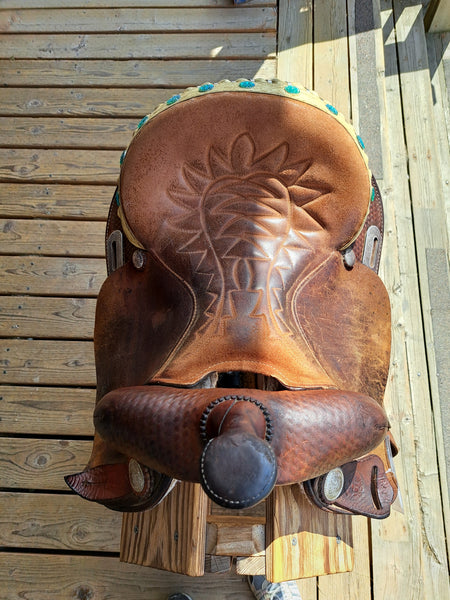 14" Courts Saddle Co Barrel Saddle