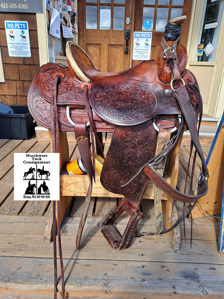 15" Santa Fe Roping Saddle