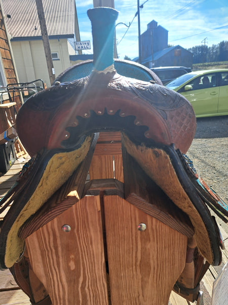 15" Double T Barrel Saddle