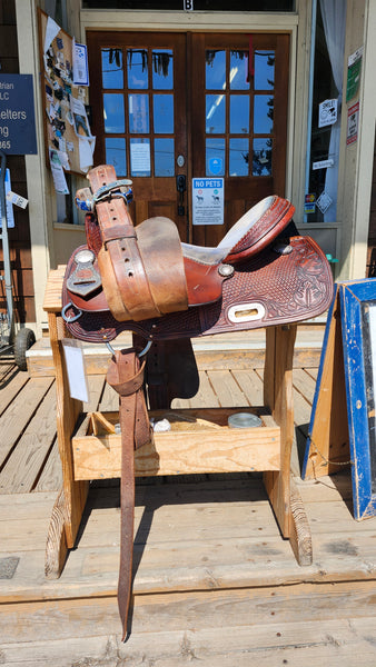 15" Teskey's Barrel Racing Saddle