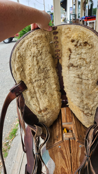 15" John Fallis Forest Service Western Saddle