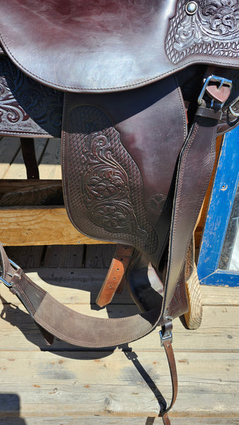 16" Circle Y Richard Shrake Resistance Free Western Equitaiton Show Saddle