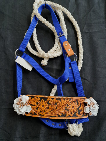 Rodeo drive custom bronc halter