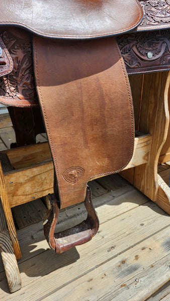 15.5" Hereford Tex-Tan Western Equitation Show Saddle