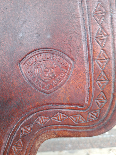 On Trial 16" TexTan Western Trail Saddle