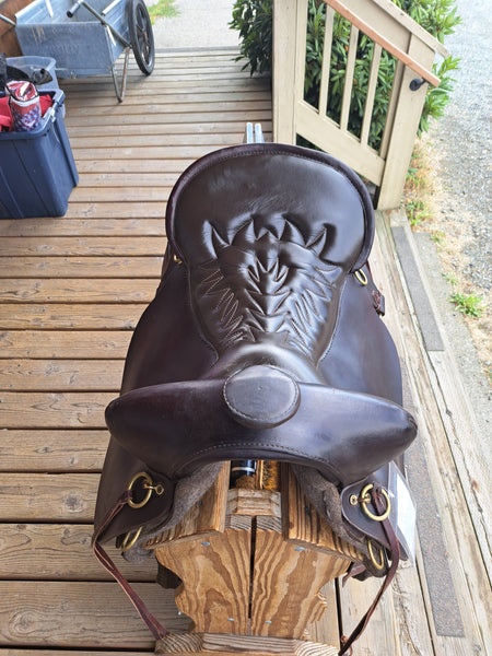 16.5" Tucker High Plains Western Trail Saddle