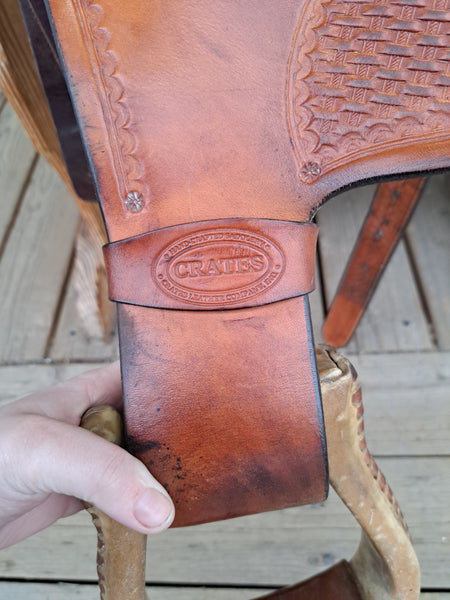16" Crates Reining Saddle