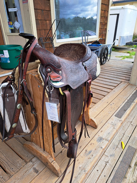 15" Hereford Tex Tan Western Pleasure Saddle