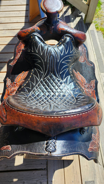 15" Hereford Tex Tan Western Saddle