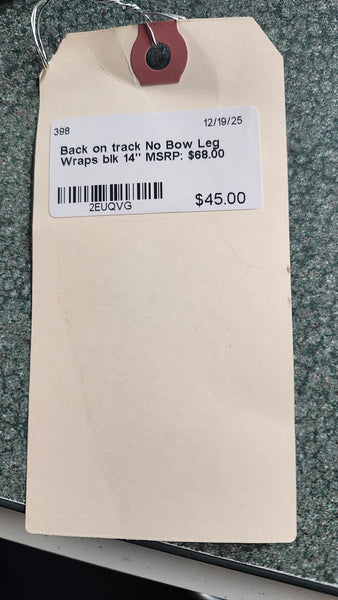 Back On Track Leg Wraps