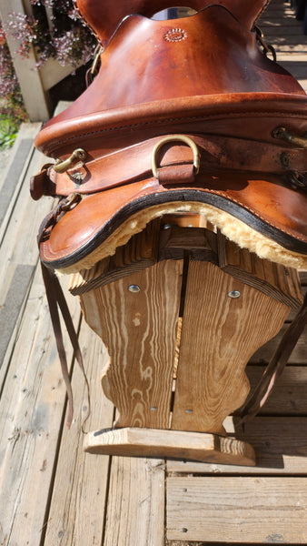15.5" Fred Hook Western Trail Saddle