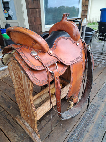 16" Ortho-flex Range Roper Ranch Saddle