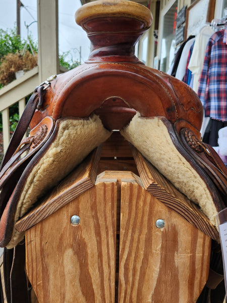 16" Chas Baker Custom Ranch Saddle