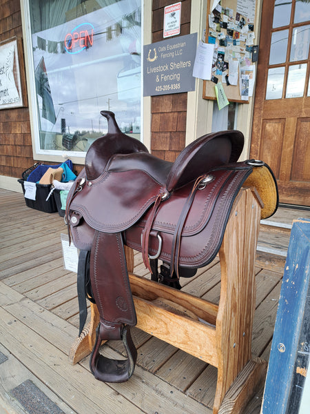 15" Circle Y Topeka Flex2 Trail Saddle