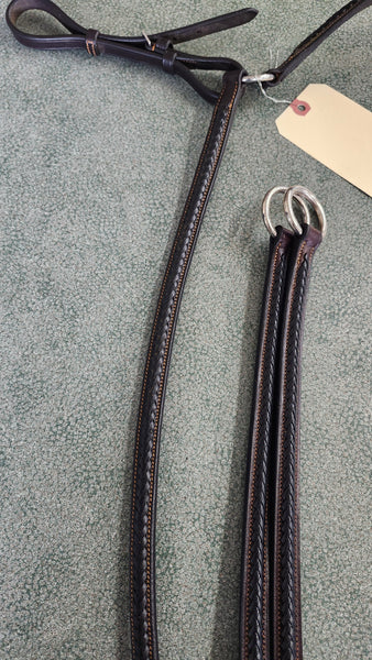 Bobbys Silver Spur Hand Braided Breastplate