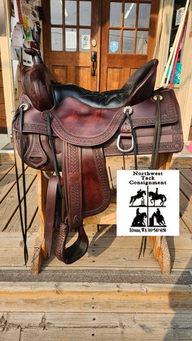 17.5" Tucker Square Skirt Western Trail Saddle
