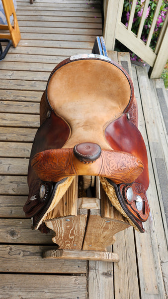 15.5" Crates Western Equitation Show Saddle