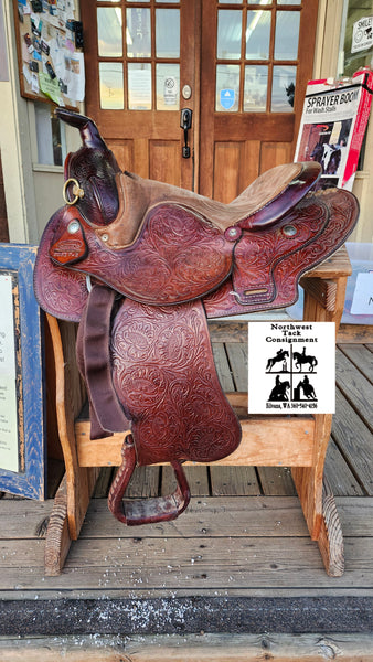 15" Action Company Round Skirt Western Saddle