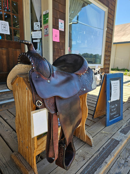 15" Circle Y Western Equitation Saddle