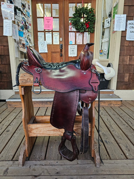 16.5" Tucker Black Mountain Western Trail Saddle