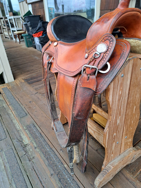 16" Ortho-flex Range Roper Ranch Saddle