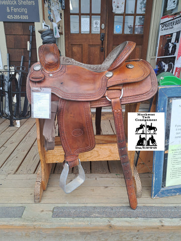 15.5" Billy Cook Roping Saddle