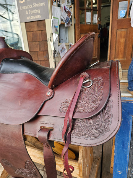 17" Circle Y All Around Western Trail Saddle
