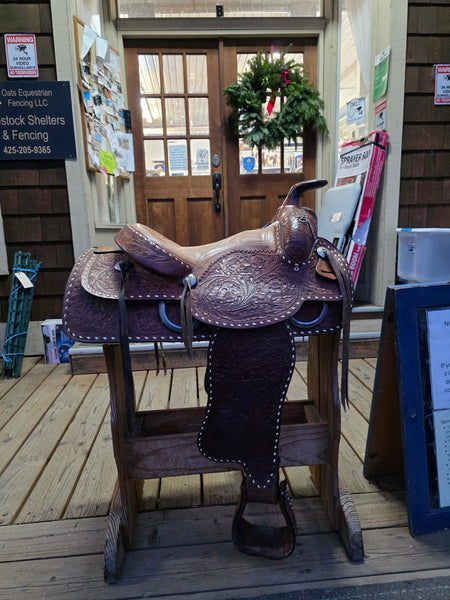 15" Hereford Tex Tan Western Equitation Show Saddle