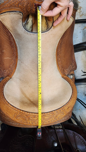 16" Blue Ribbon Western Equitation Show Saddle